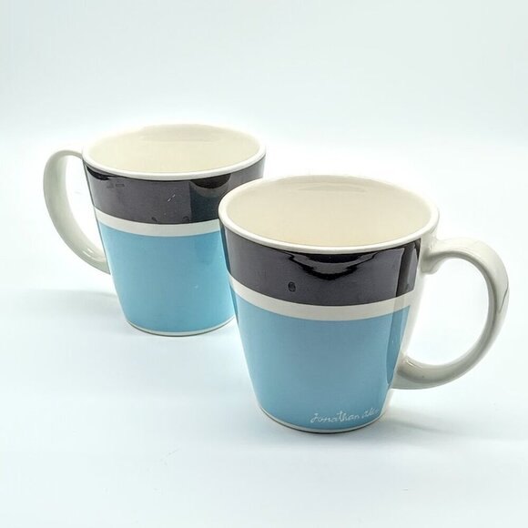 Jonathan Adler Happy Home Palm Beach Basics Ceramic Mugs - Picture 3 of 9